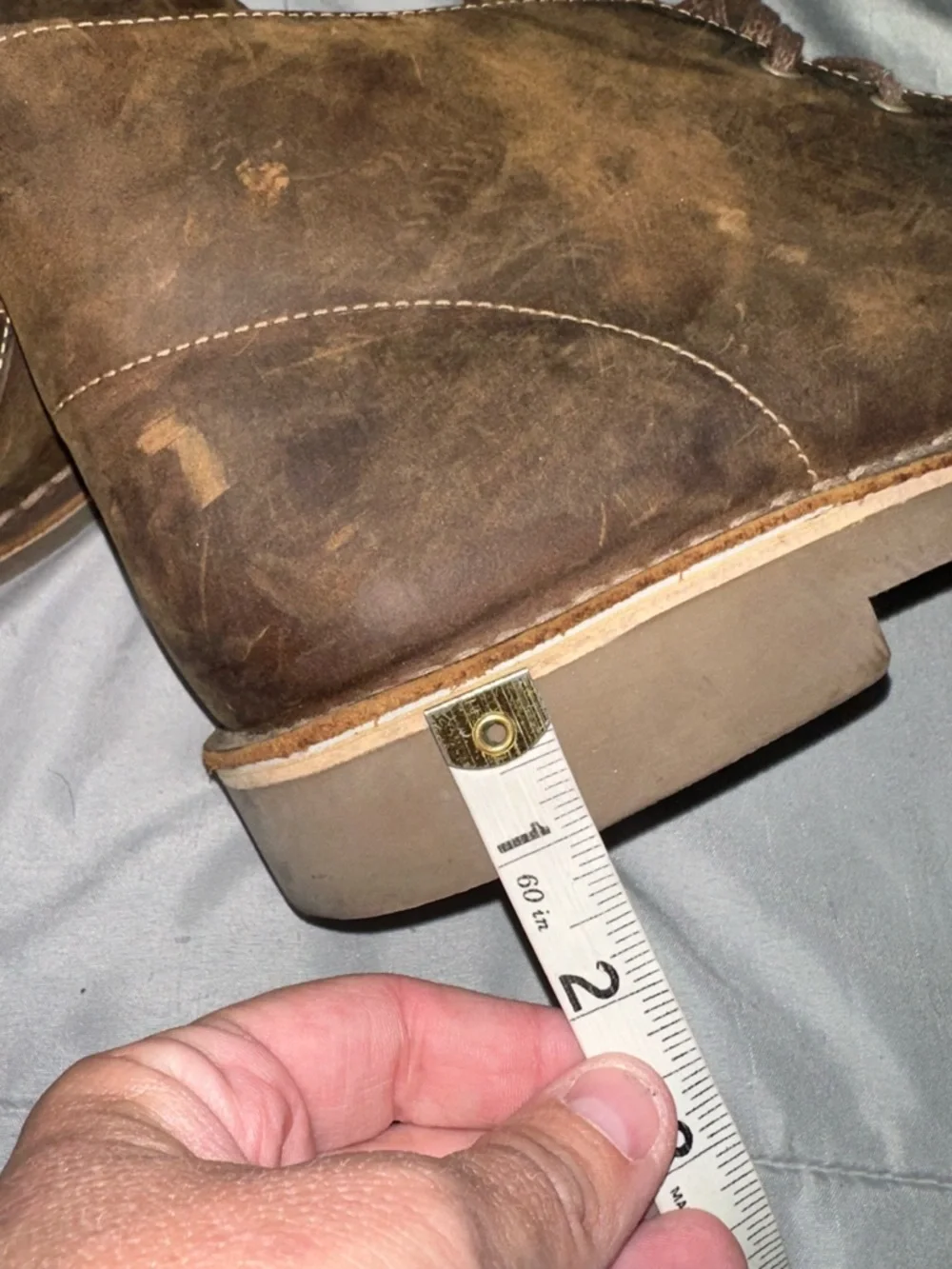 Clarks Bushacre Chukka Desert Boots Mens US 13 M Brown Leather Ankle Outdoor